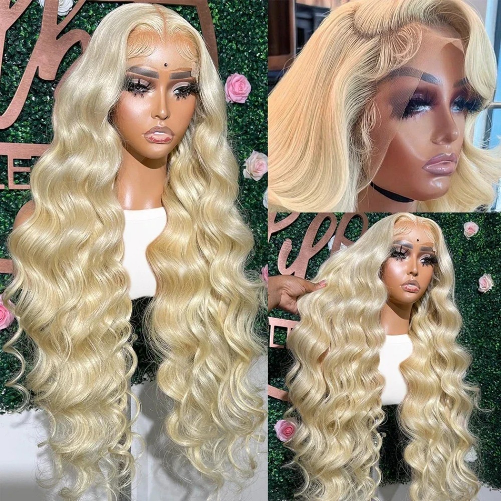 26 30 Inch 613 Blonde Wigs Bod - 613 Blonde Body Wave Lace Front Wig recension och pris