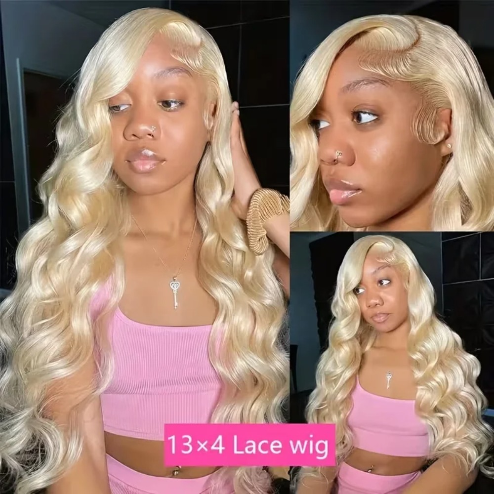 26 30 Inch 613 Blonde Wigs Bod - 613 Blonde Body Wave Lace Front Wig recension och pris