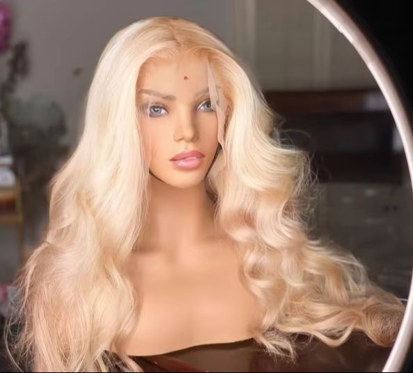 613 Blonde Wig Long Body Wave  - 613 Blonde Body Wave Lace Front Wig recension och pris