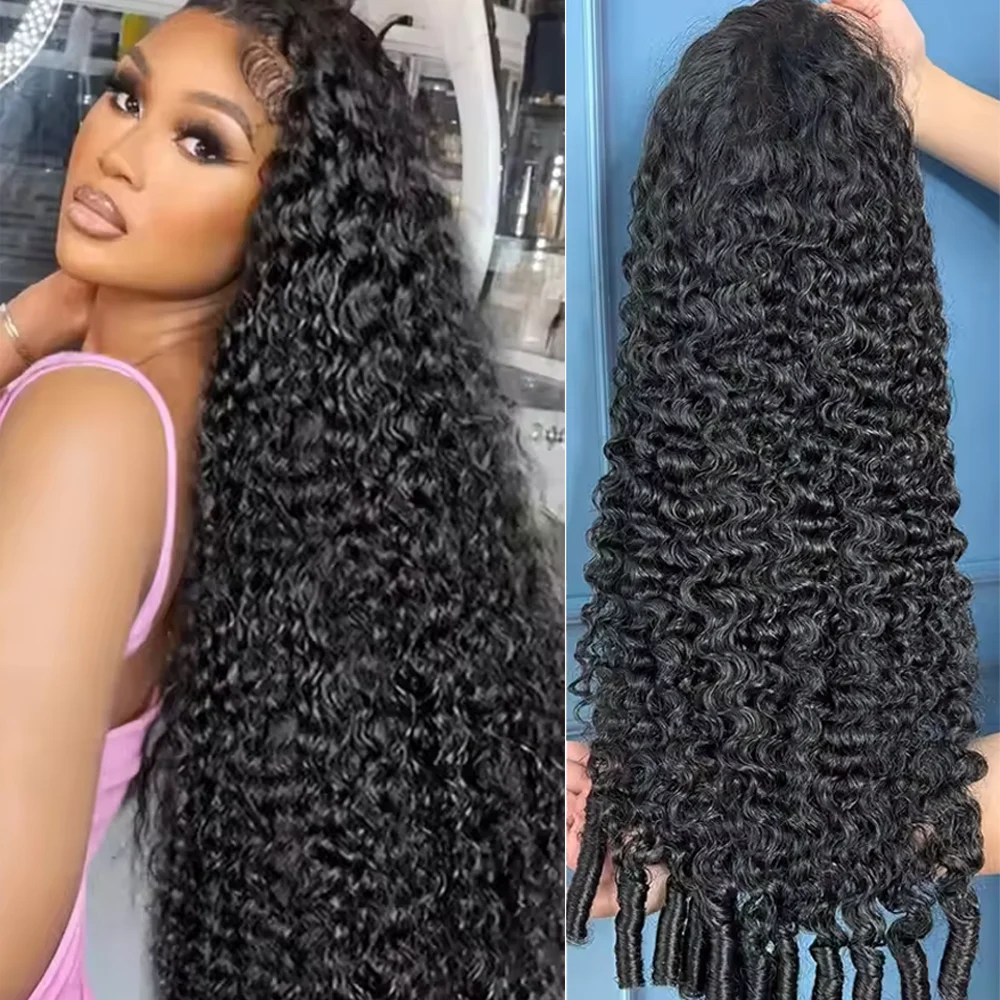 200 Density 13x4 13x6 HD Trans - Human Hair Wigs recension och pris