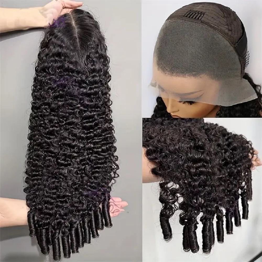 200 Density 13x4 13x6 HD Trans - Human Hair Wigs recension och pris