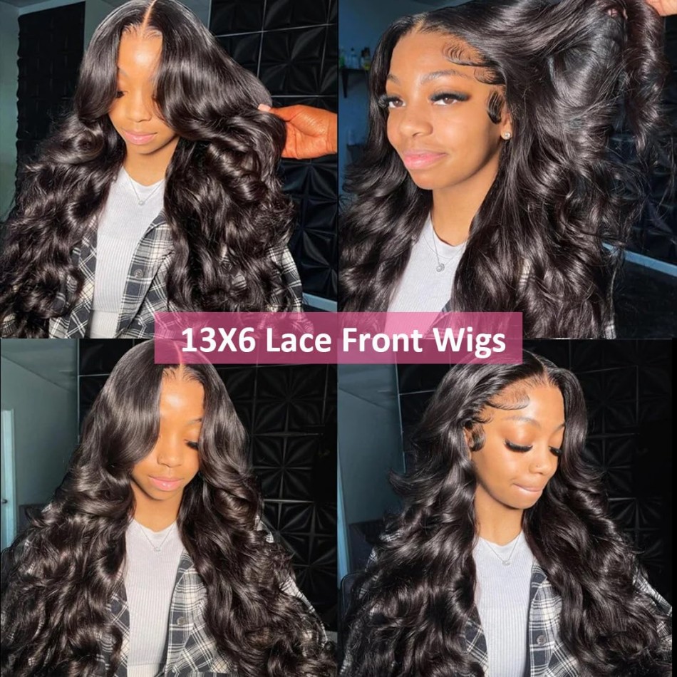 40 Inch Body Wave Human Hair W - Hd Lace Frontal Wig Human Hair Pre Plucked recension och pris
