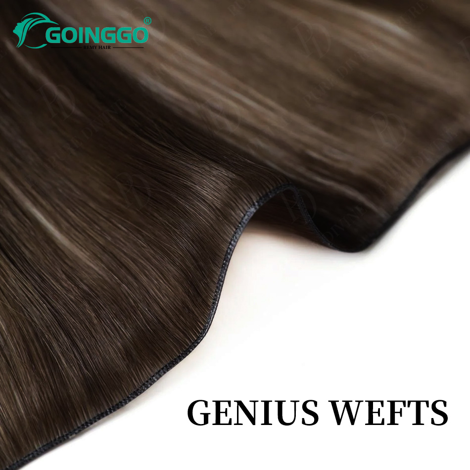 Ready to Ship Genius Weft Stra - Invisible Tape In Extensions Real Hair recension och pris