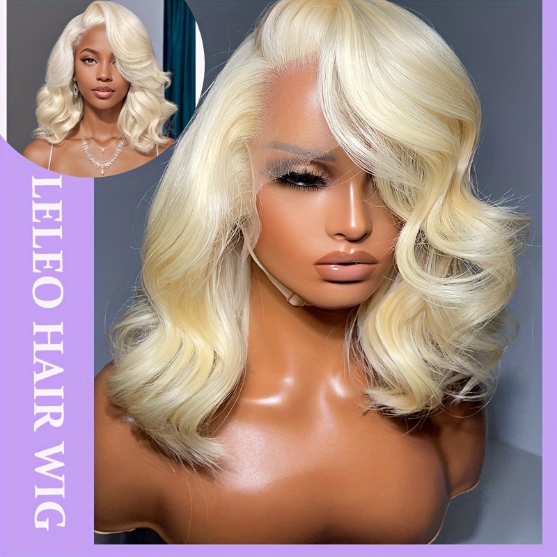 613 Lace Front Wig Human Hair  - 613 Blonde Body Wave Lace Front Wig recension och pris