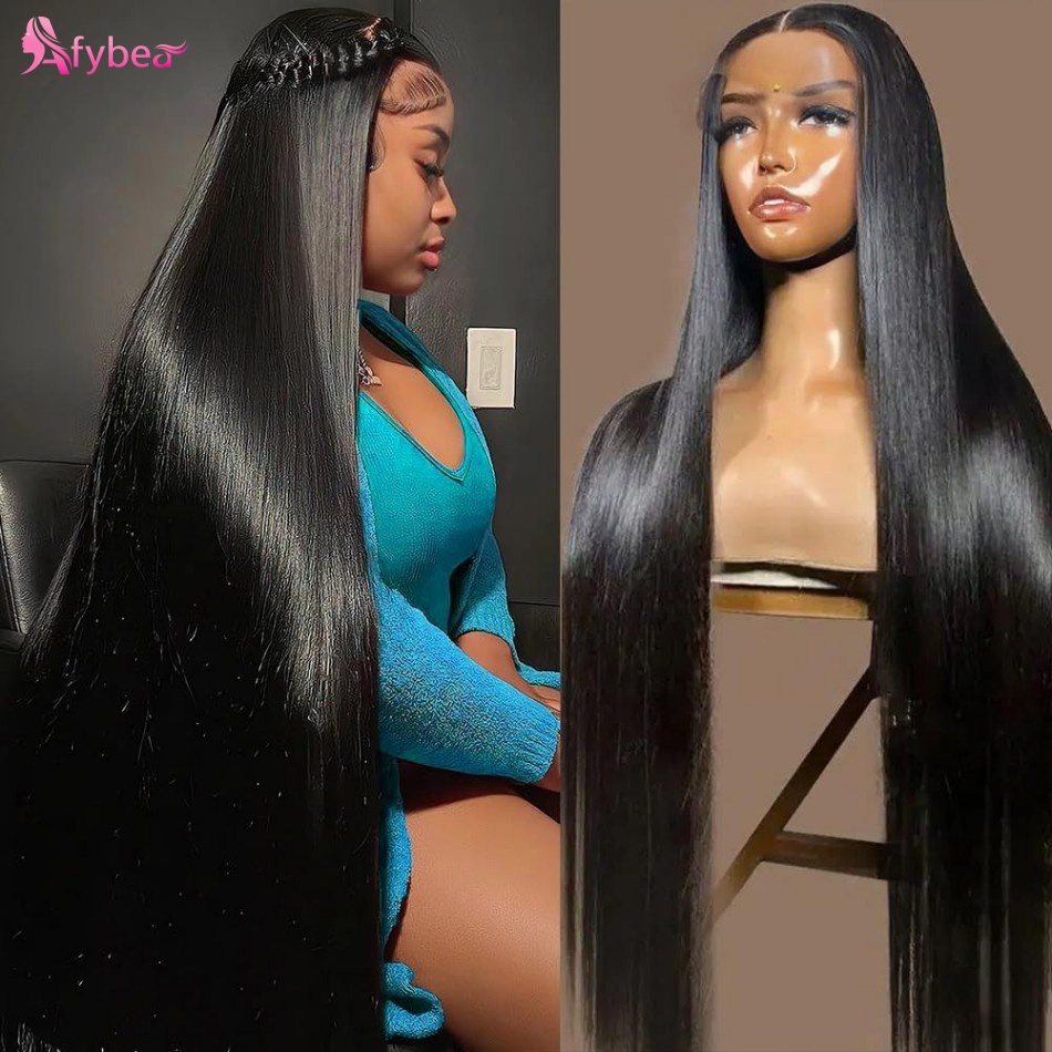 40 Inch Straight Human Hair Wi - Lace Front Wigs recension och pris