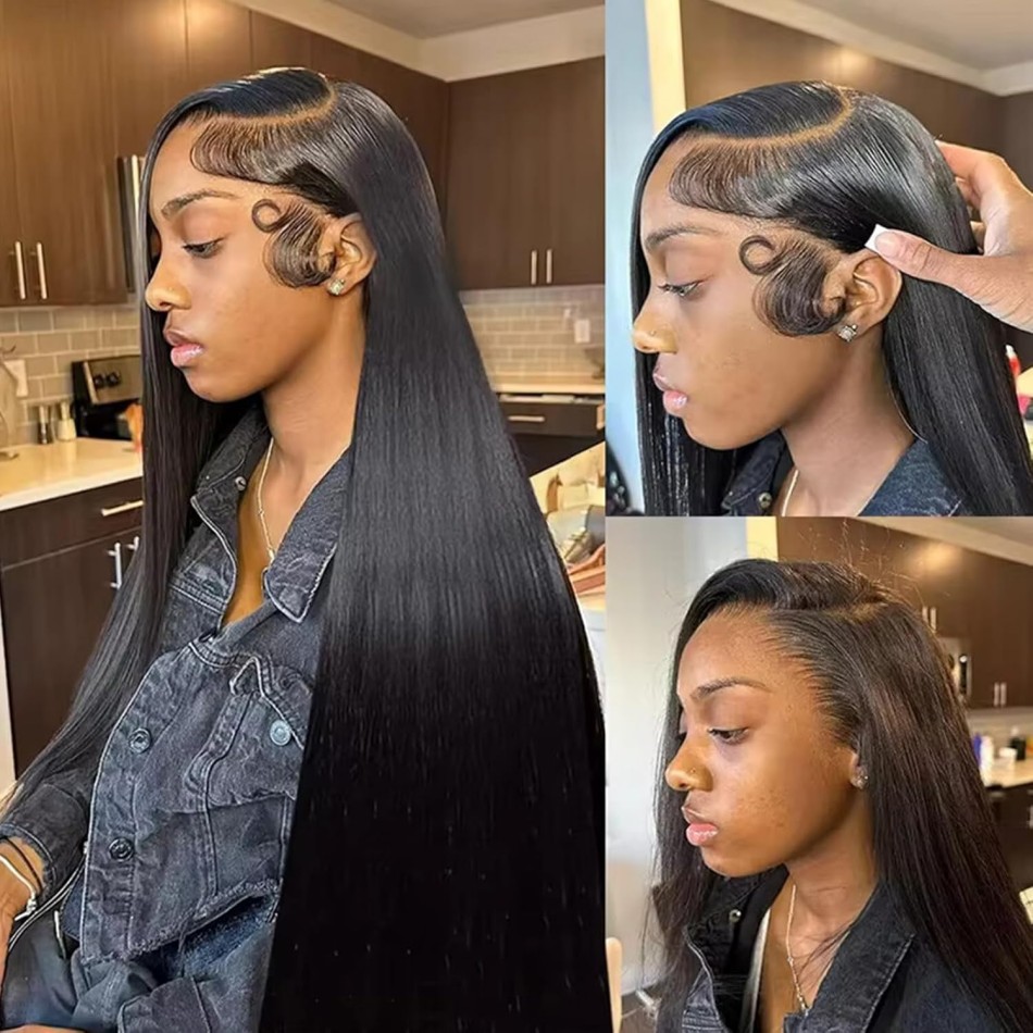 40 Inch Straight Human Hair Wi - Lace Front Wigs recension och pris