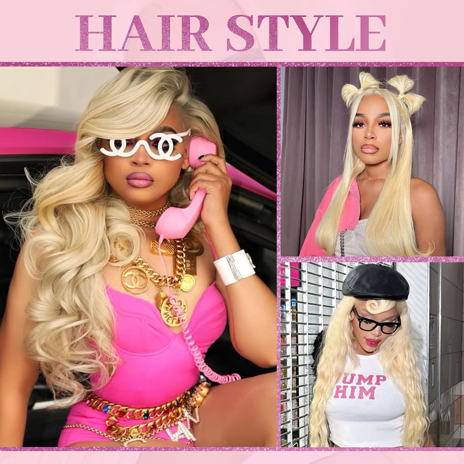 613 Blonde Lace Front Wig Huma - 613 Blonde Body Wave Lace Front Wig recension och pris