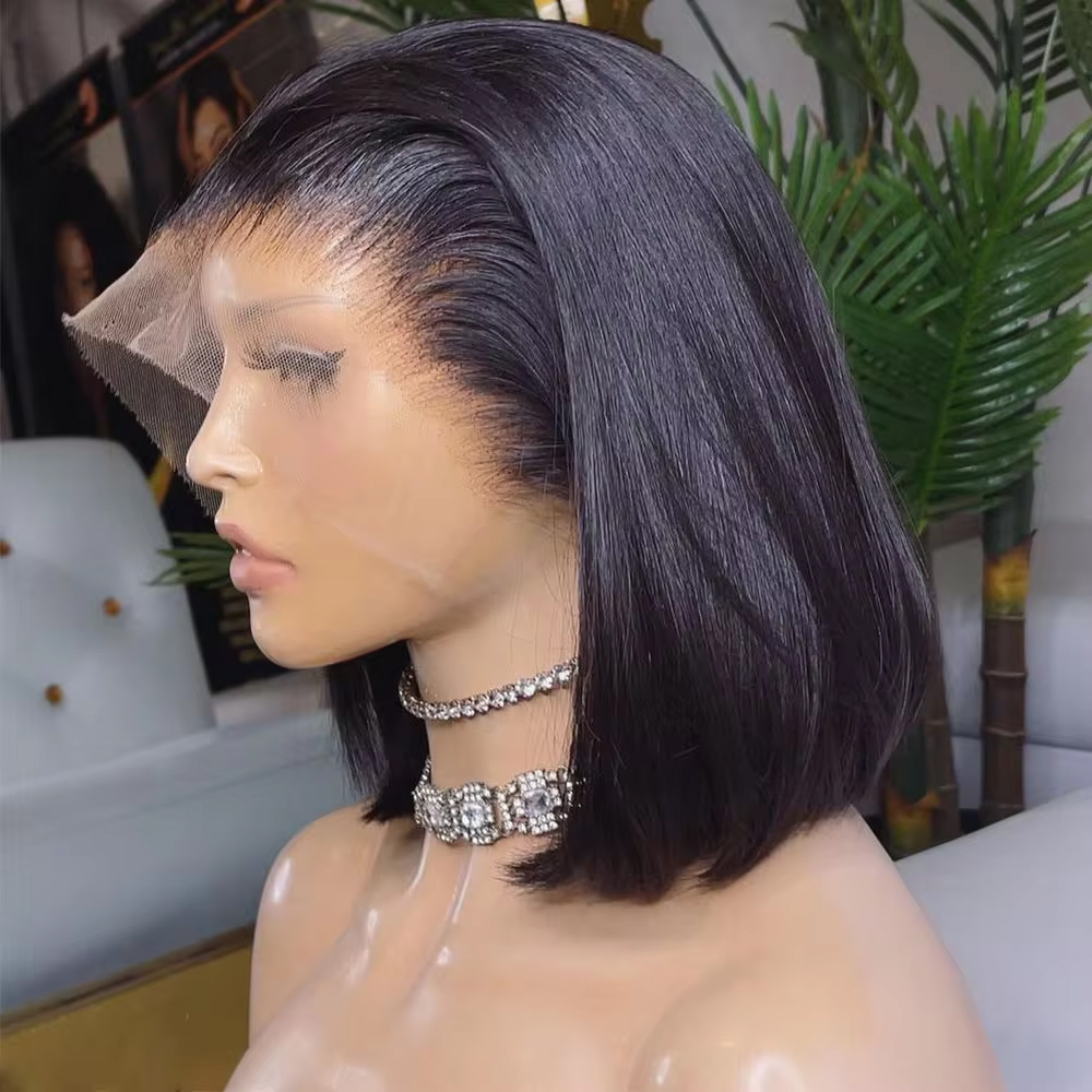 250 Density Straight 13x4 Lace - Pre Parted 13X4 Lace Front Bob Wig recension och pris